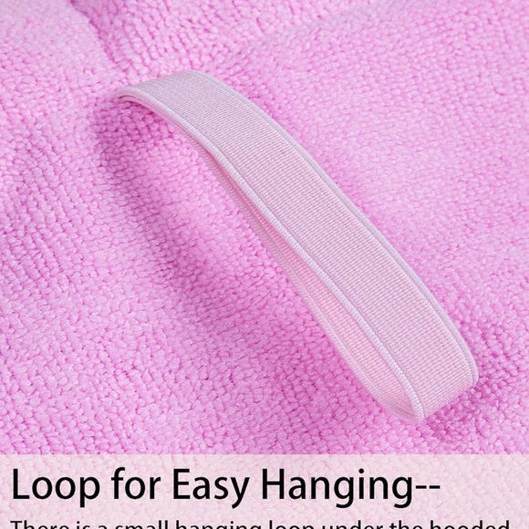 Towel Poncho for Kid, Beach Cover Up with Hood Zip Pocket - Picture 3 of 4